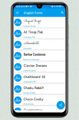 uFont For Vivo android App screenshot 2